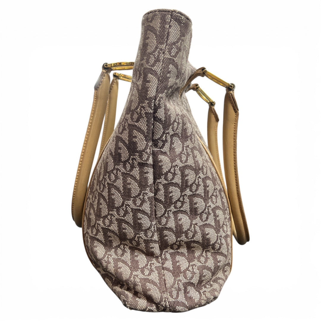 Christian Dior Logo Tote Bag Beige/Brown Ch1690