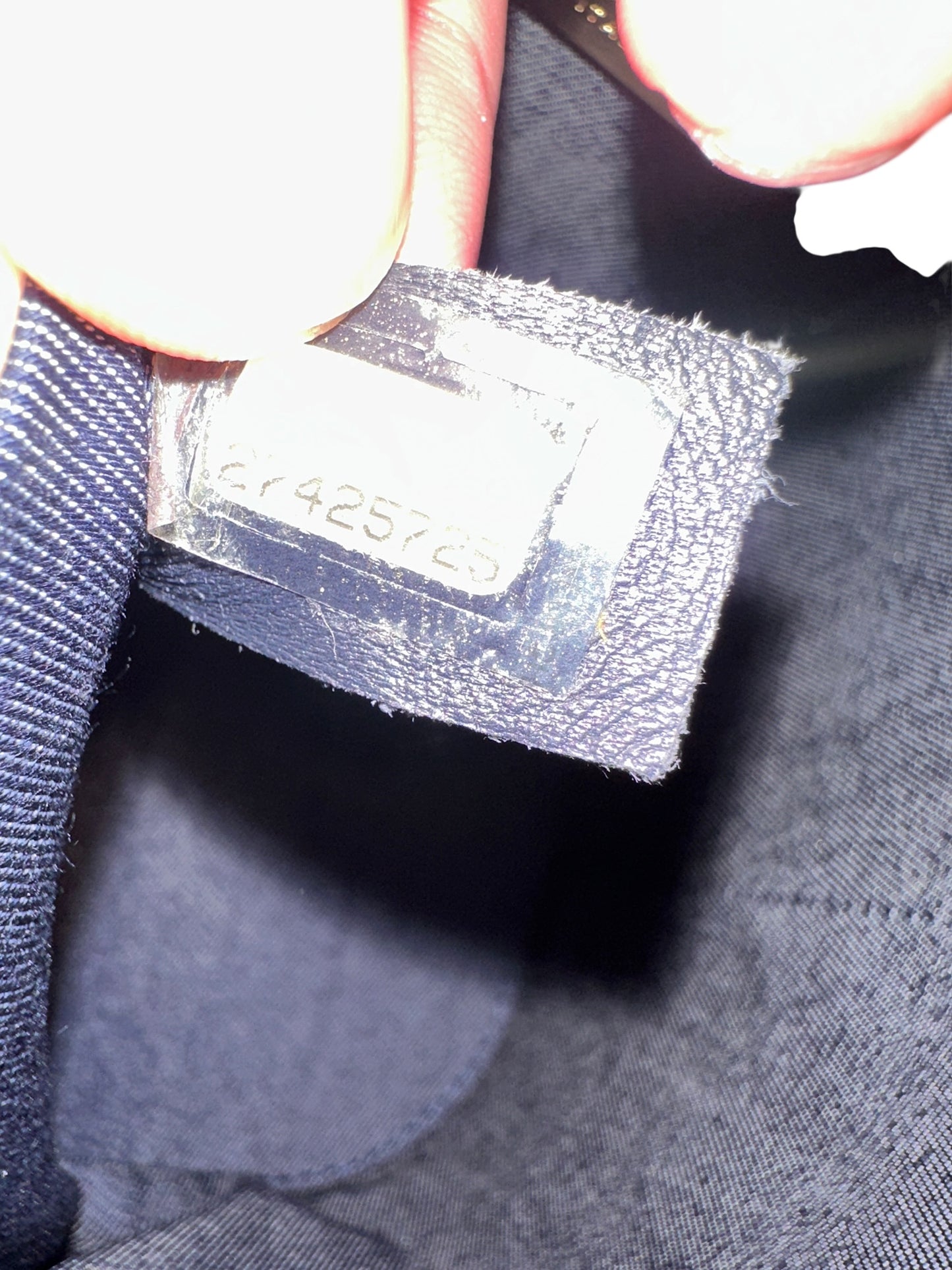 Chanel Filigree Vanity Case Leather Bag Black Gold Hardware -CH2097