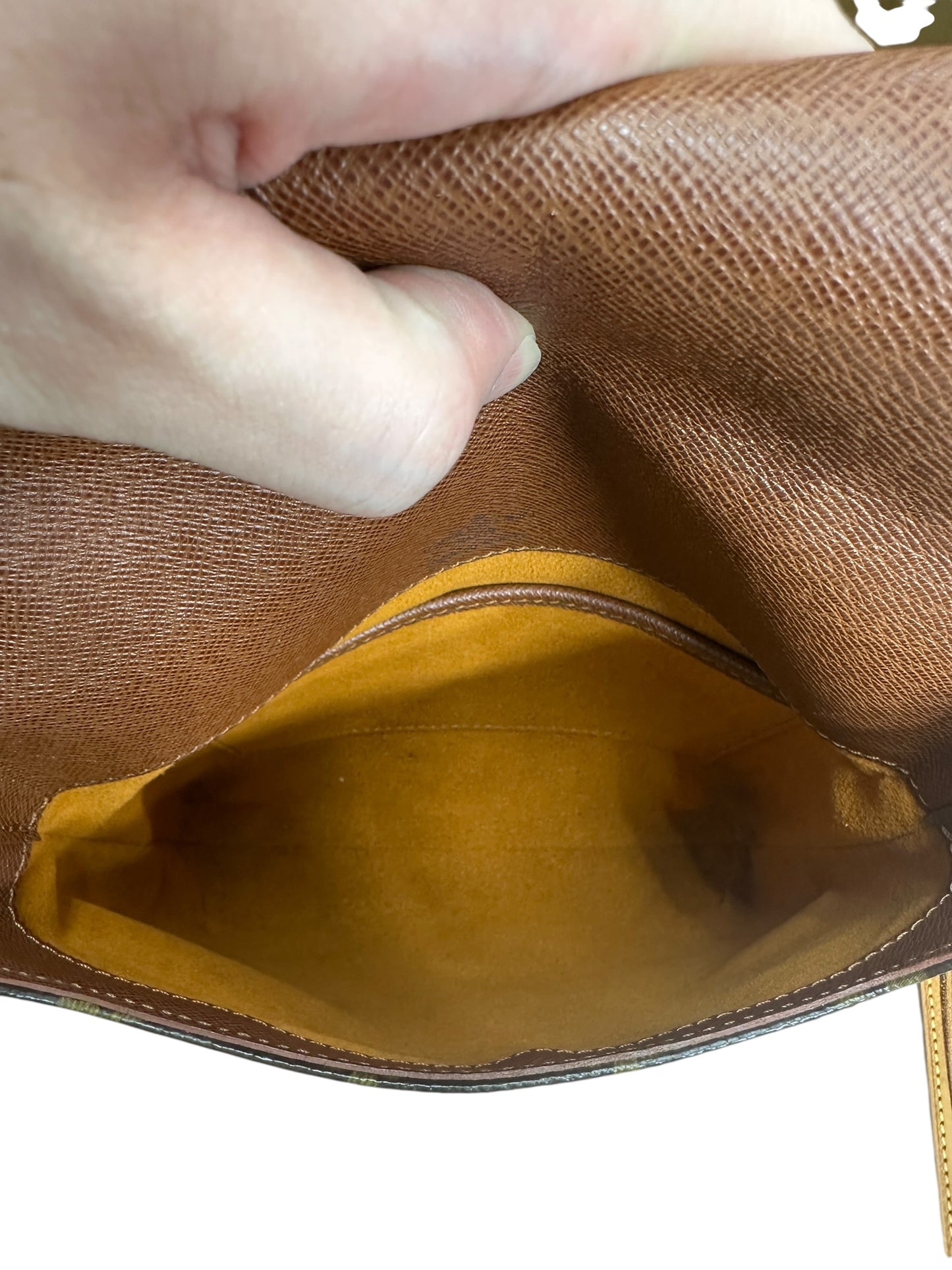LOUIS VUITTON Monogram Musette Tango Shoulder Bag Brown Gold Hardware LO2257