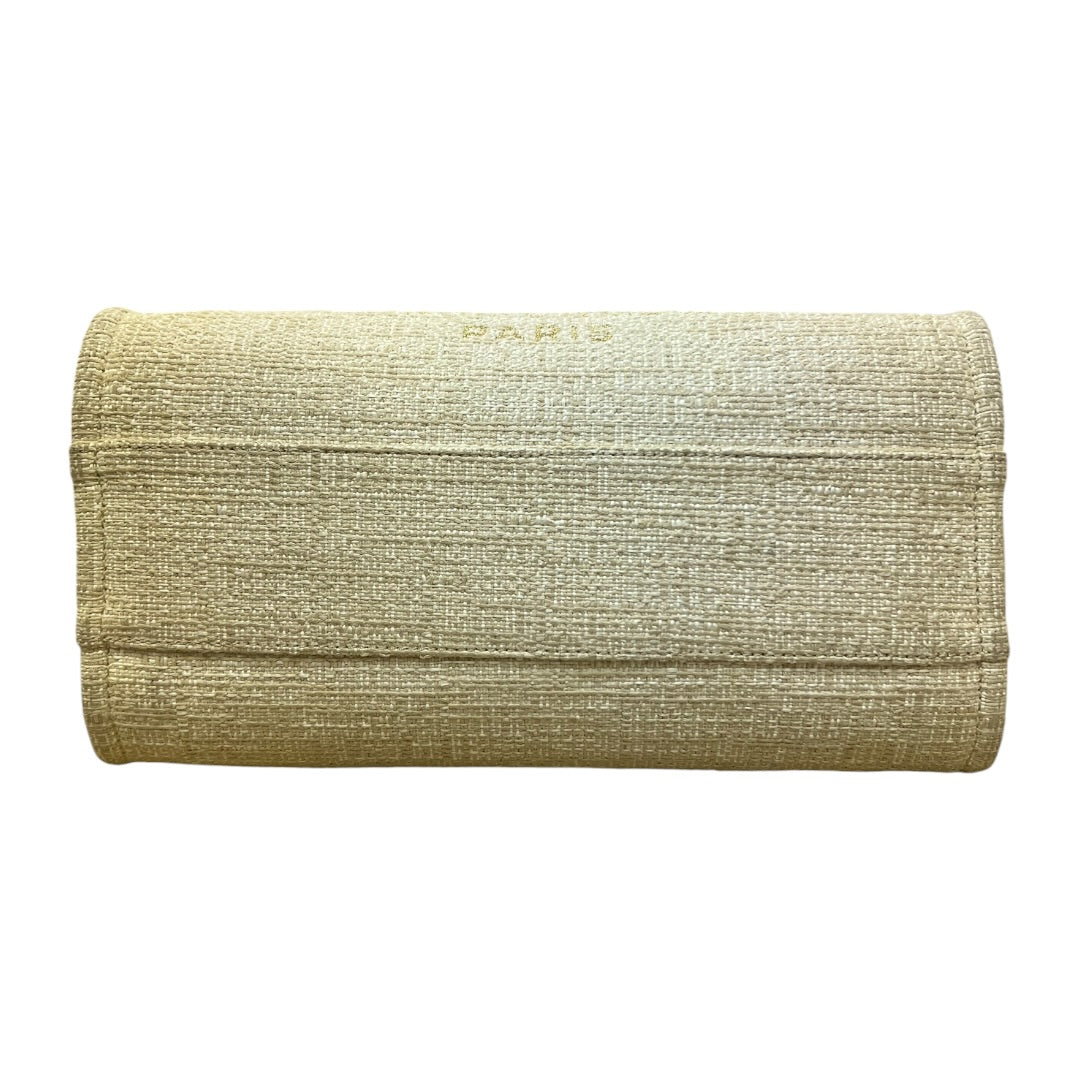 CHANEL Deauville Tote Bag Beige Gold Hardware CH2129