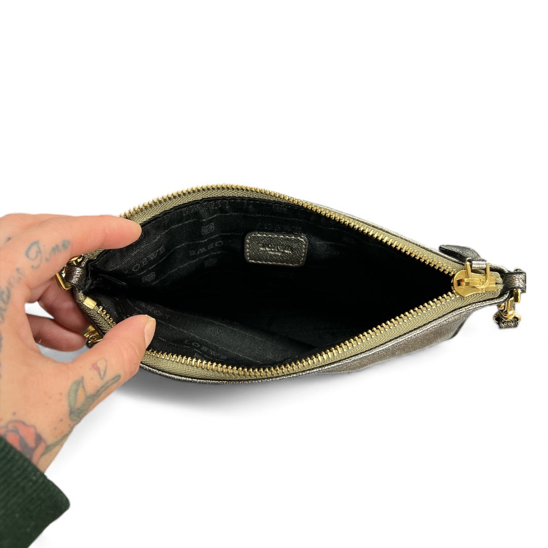 LOEWE Metallic Gold Shoulder Bag LO2086