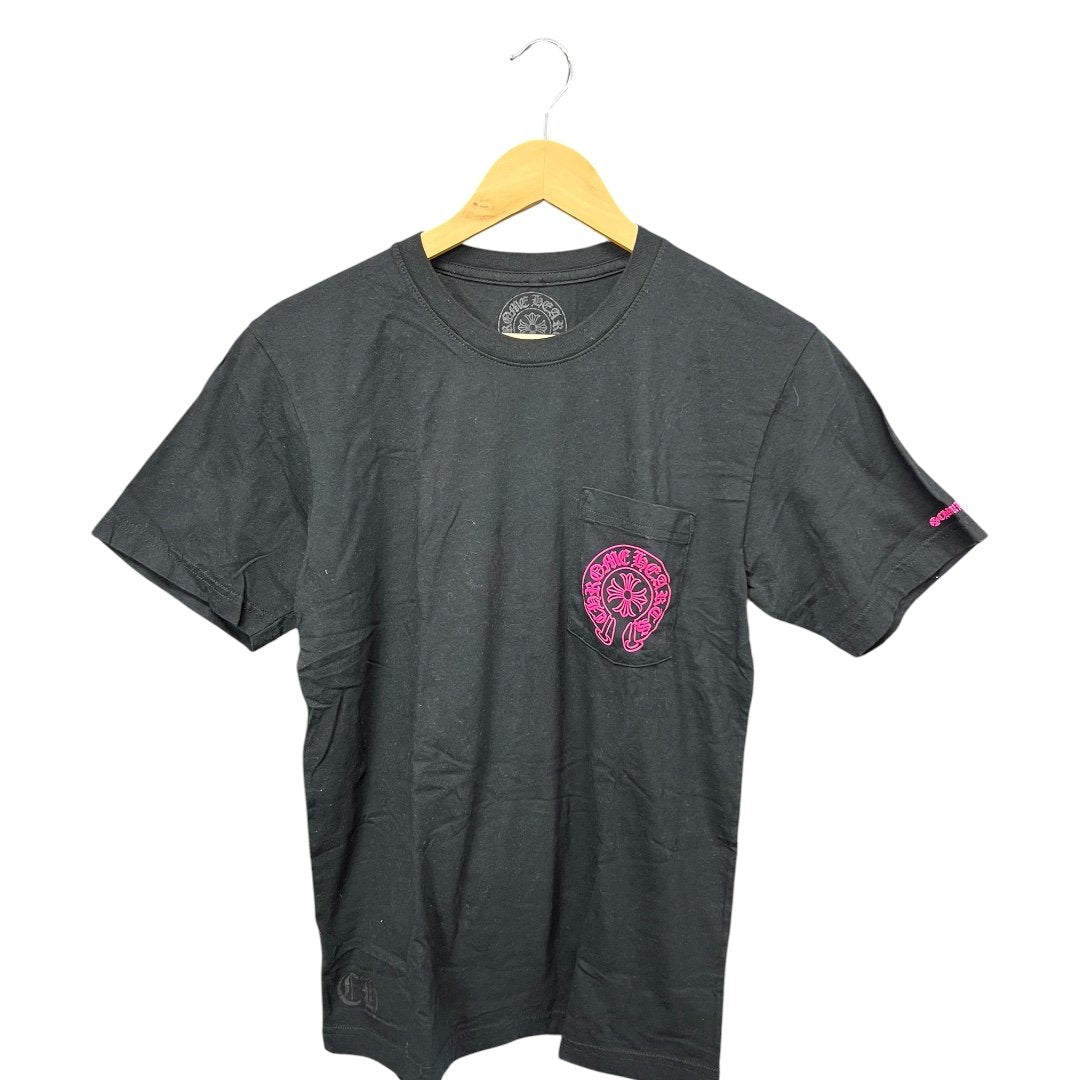 CHROME HEARTS Cotton Pocket T-Shirt Black, Pink CH2262 – T-Vintage