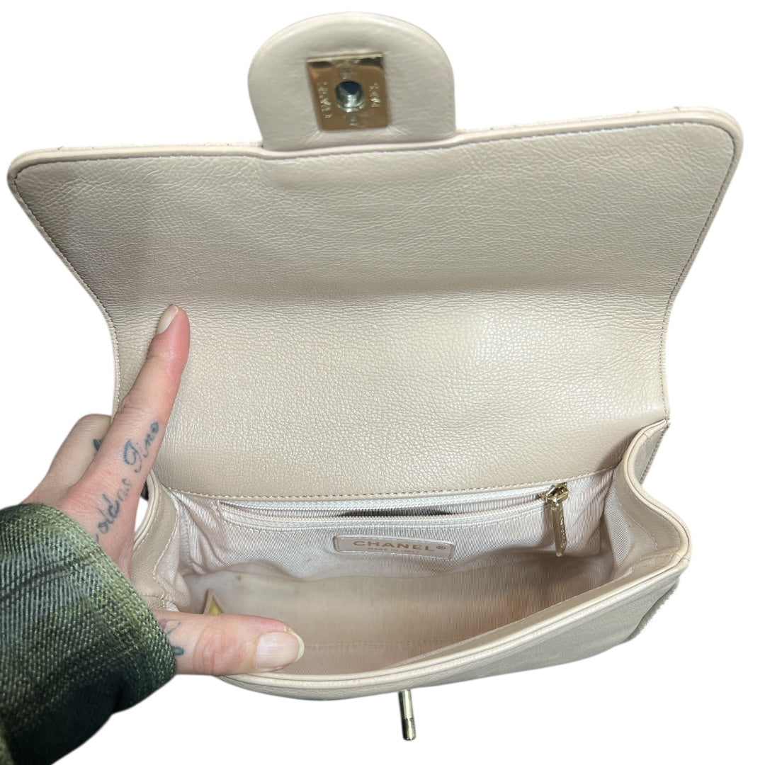 CHANEL 2-Way Chain Shoulder Bag CH1992