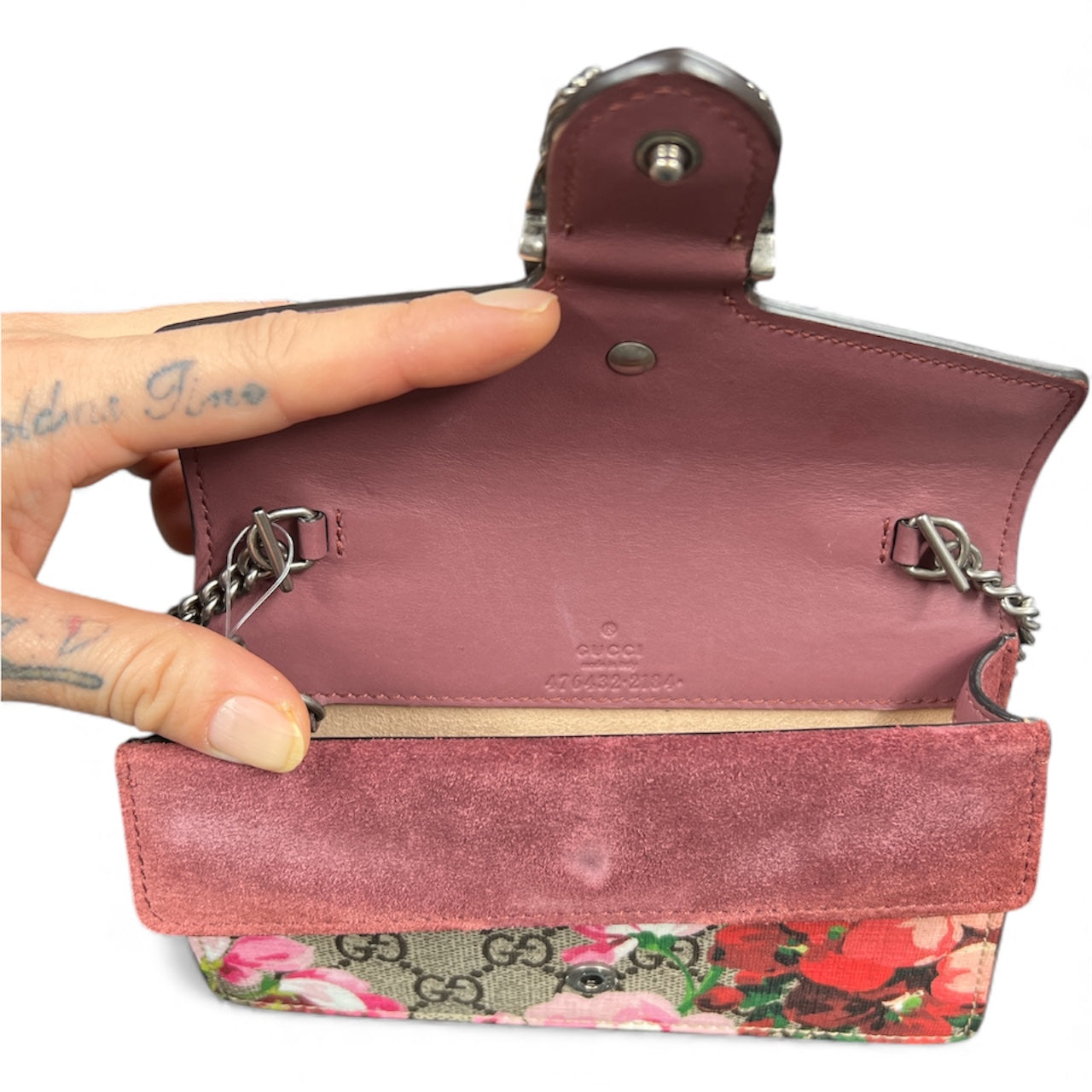 GUCCI Floral Shoulder Bag GU517