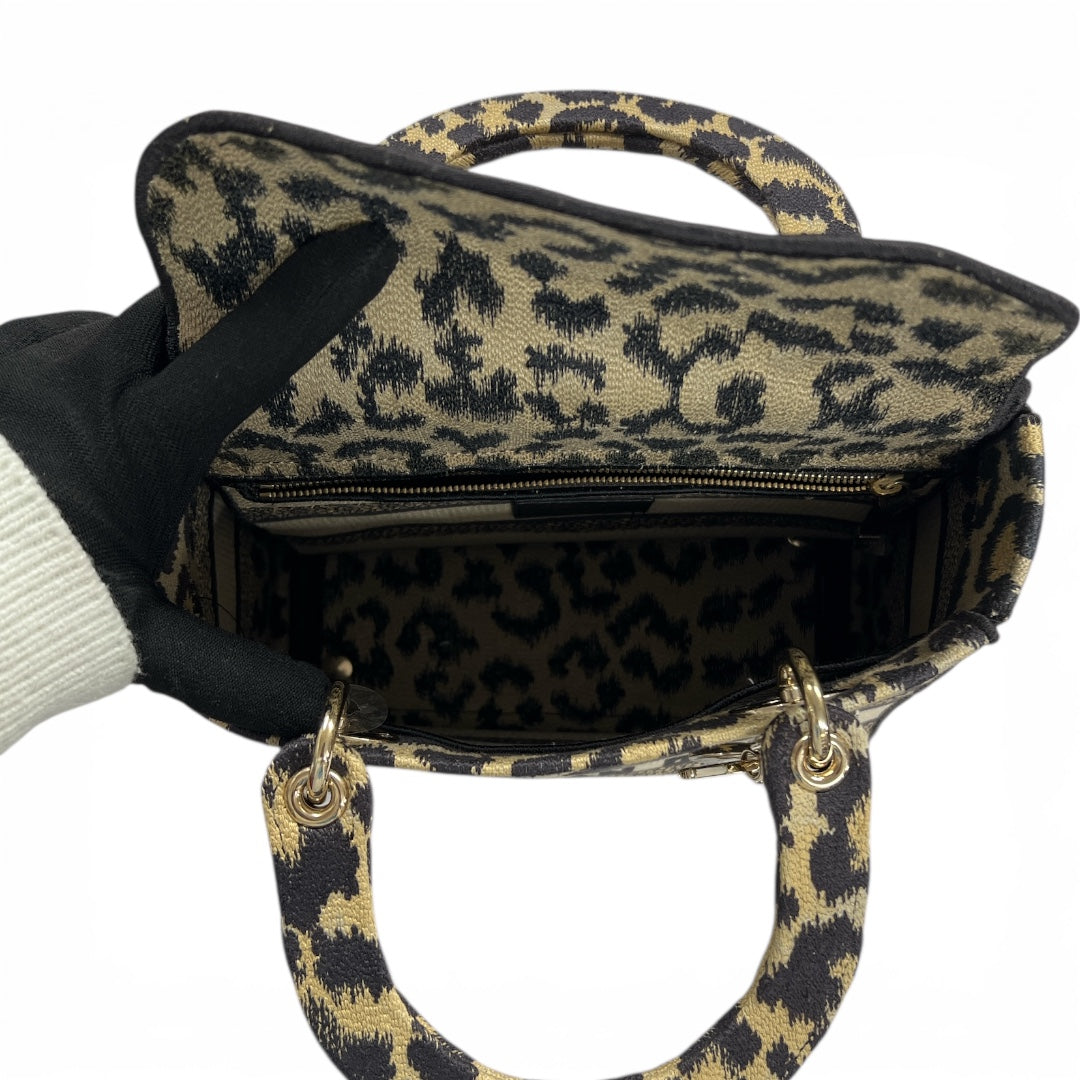 CHRISTIAN DIOR Lady Dior Canvas 2WAY Ch2032 For YOKO's exclusive use