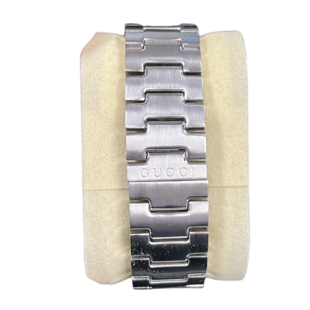 GUCCI Sports 126.2 Stainless Steel Quartz Watch Beige Dial ER119