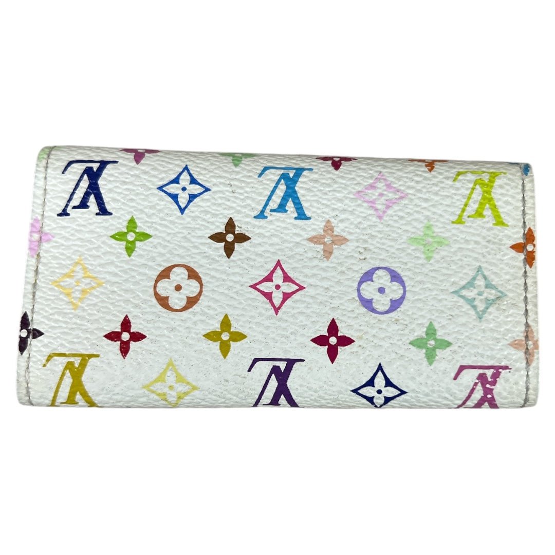 LOUIS VUITTON Monogram Multicolor Key Case White LO2179