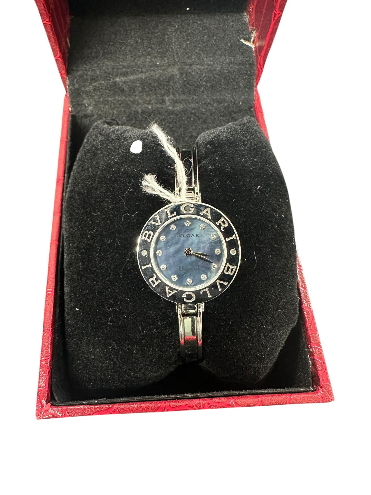 BVLGARI B.zero1 Shell Dial with 12P Diamonds Bangle Watch ER39