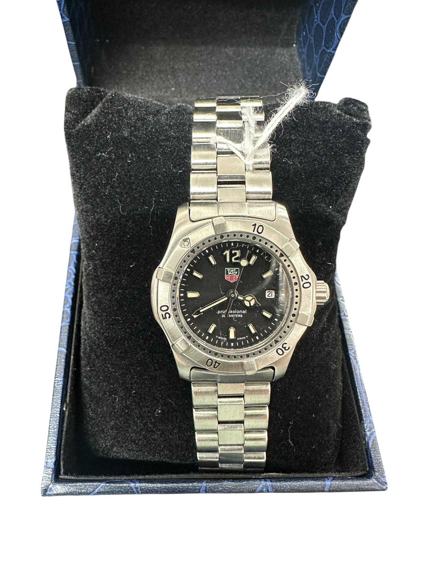 TAG Heuer Professional 200 Meters Black Dial Ladies Watch ER95