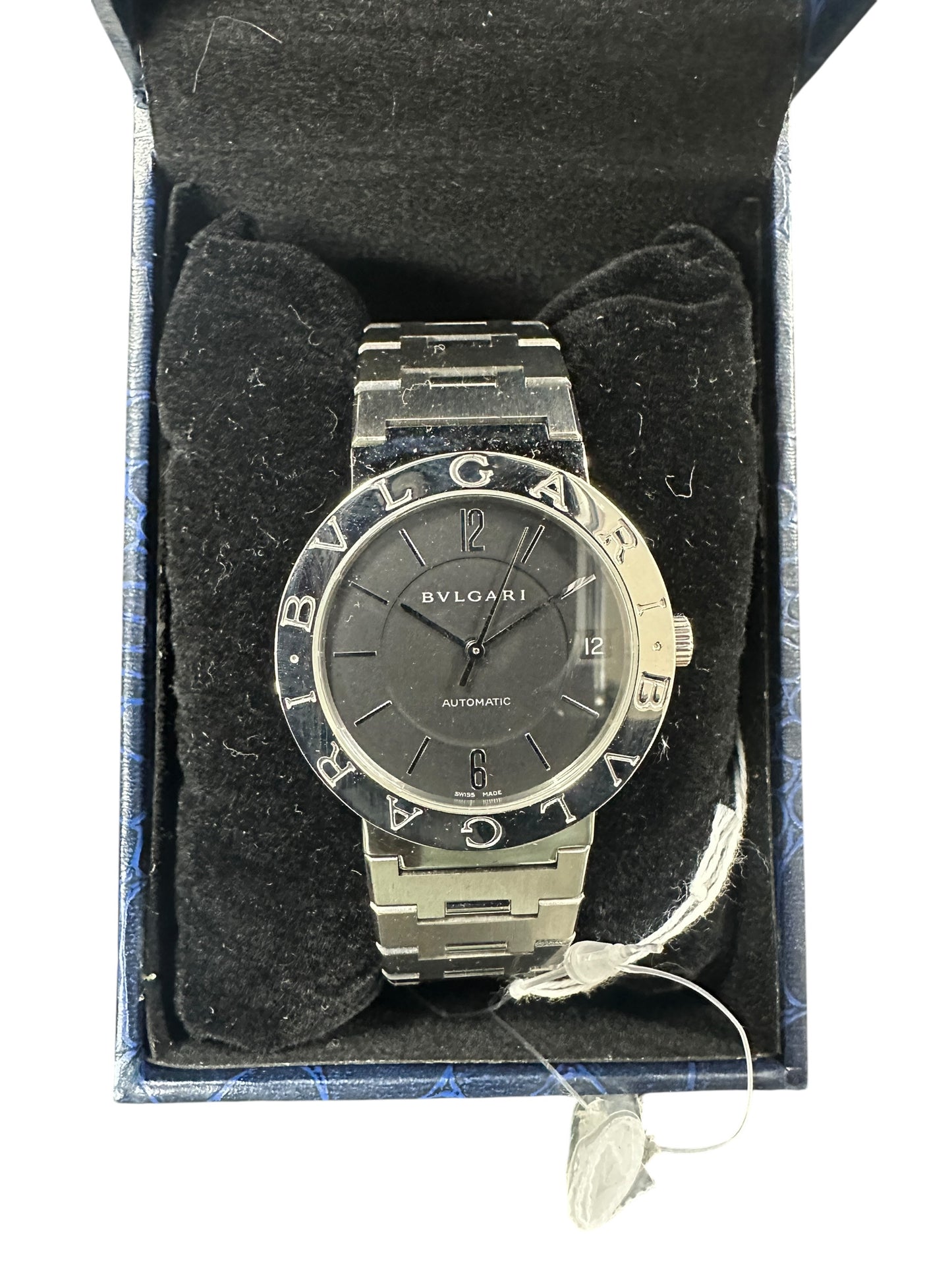 BVLGARI Swiss Made Bvlgari Bvlgari Automatic Black Dial Watch ER100