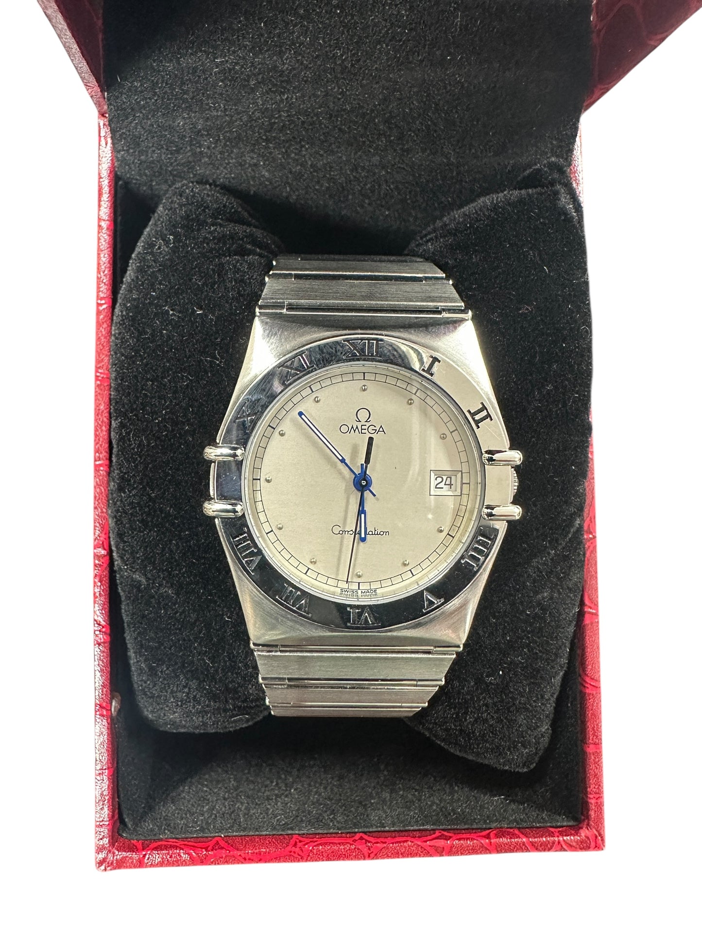 OMEGA Constellation Brushed Stainless Steel Ladies Watch ER68