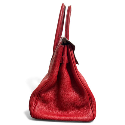 HERMES Birkin Verso 25 Togo Rouge HE371