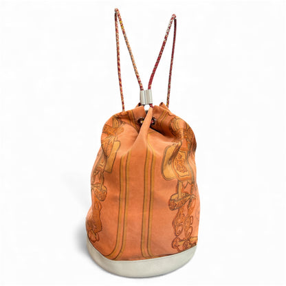 HERMES Soircour Drawstring Shoulder Bag HE378