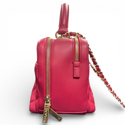 CHANEL Quilted Pink Shoulder Bag CH1907