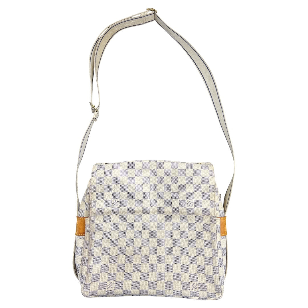 Louis Vuitton Naviglio Damier Azur Canvas Crossbody Messenger Bag - LO2181