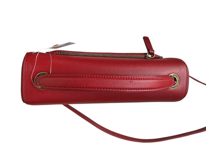 Chanel Top Handle Saddle Messenger Flap Bag Quilted Leather Red CH1781