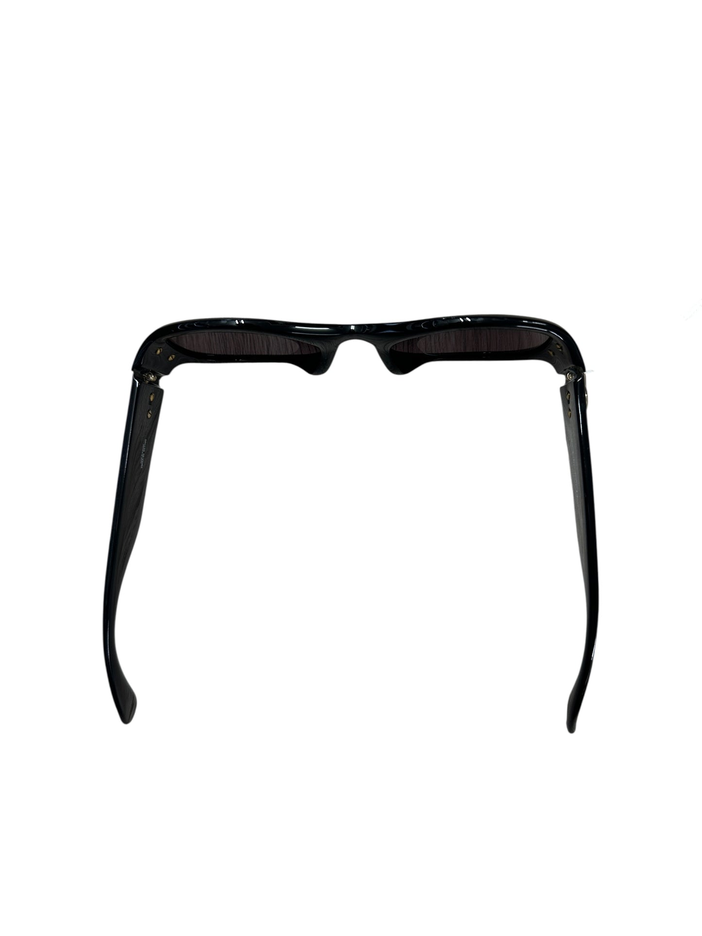 Christian Dior Vintage Sunglasses Black Frame Gold CD Hardware CH690