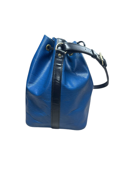 Louis Vuitton Petit Noe Epi Leather Shoulder Bag Blue/Black LO2195
