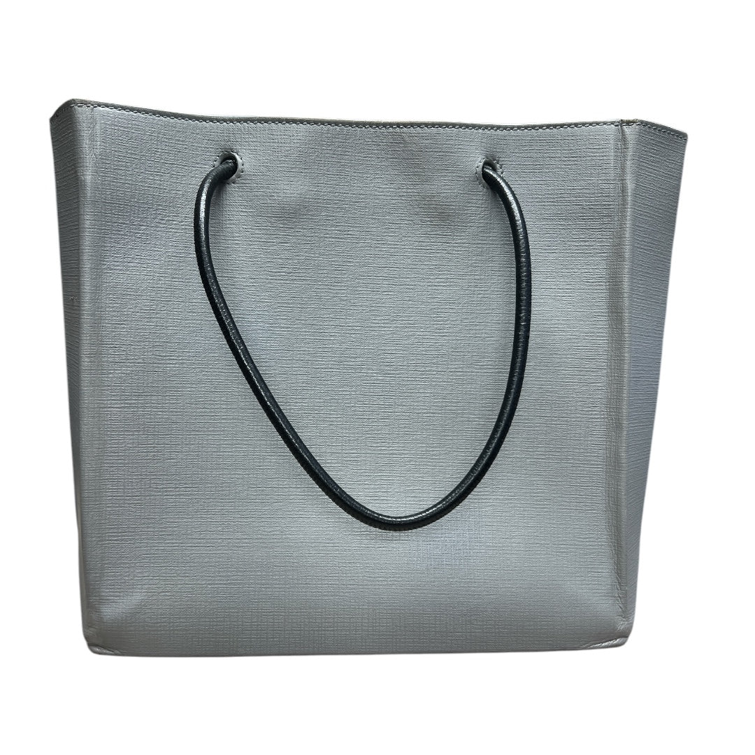 BALENCIAGA Canvas Everyday Tote Bag Gray Silver Hardware Ba42