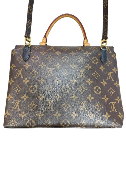 LOUIS VUITTON Monogram Marignan Handbag Brown/Black Gold Hardware LO2225