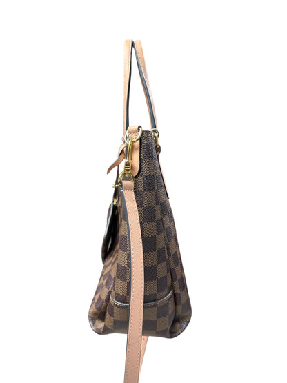 LOUIS VUITTON Damier Ebene Cabas Beaubourg Tote Bag Brown Gold Hardware LO2214