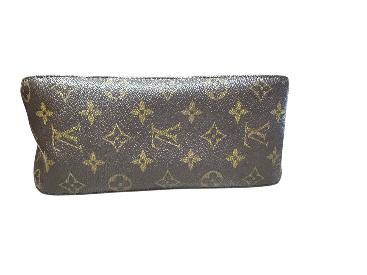 LOUIS VUITTON Monogram Looping MM Shoulder Bag Brown Gold Hardware LO2223