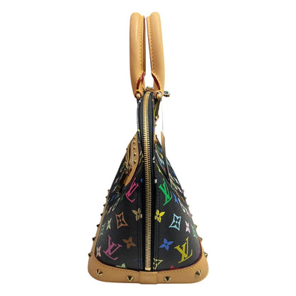 LOUIS VUITTON Multicolor Monogram Alma PM Handbag Black/Multicolor Gold Hardware LO2240