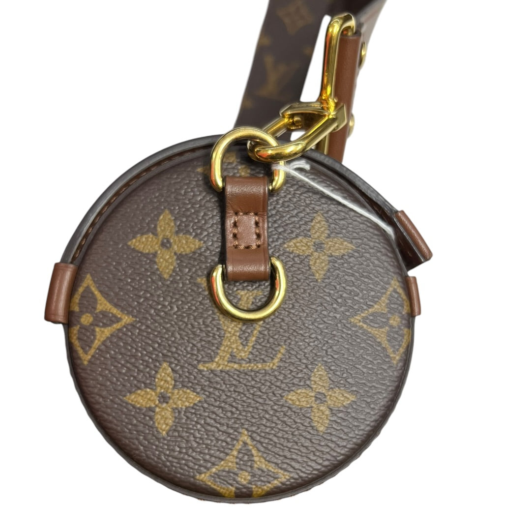 LOUIS VUITTON Monogram Papillon Trunk Crossbody Bag Brown Gold Hardware LO2289