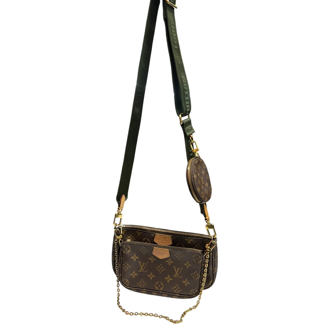LOUIS VUITTON Monogram Papillon Trunk Crossbody Bag Brown Gold Hardware LO2289