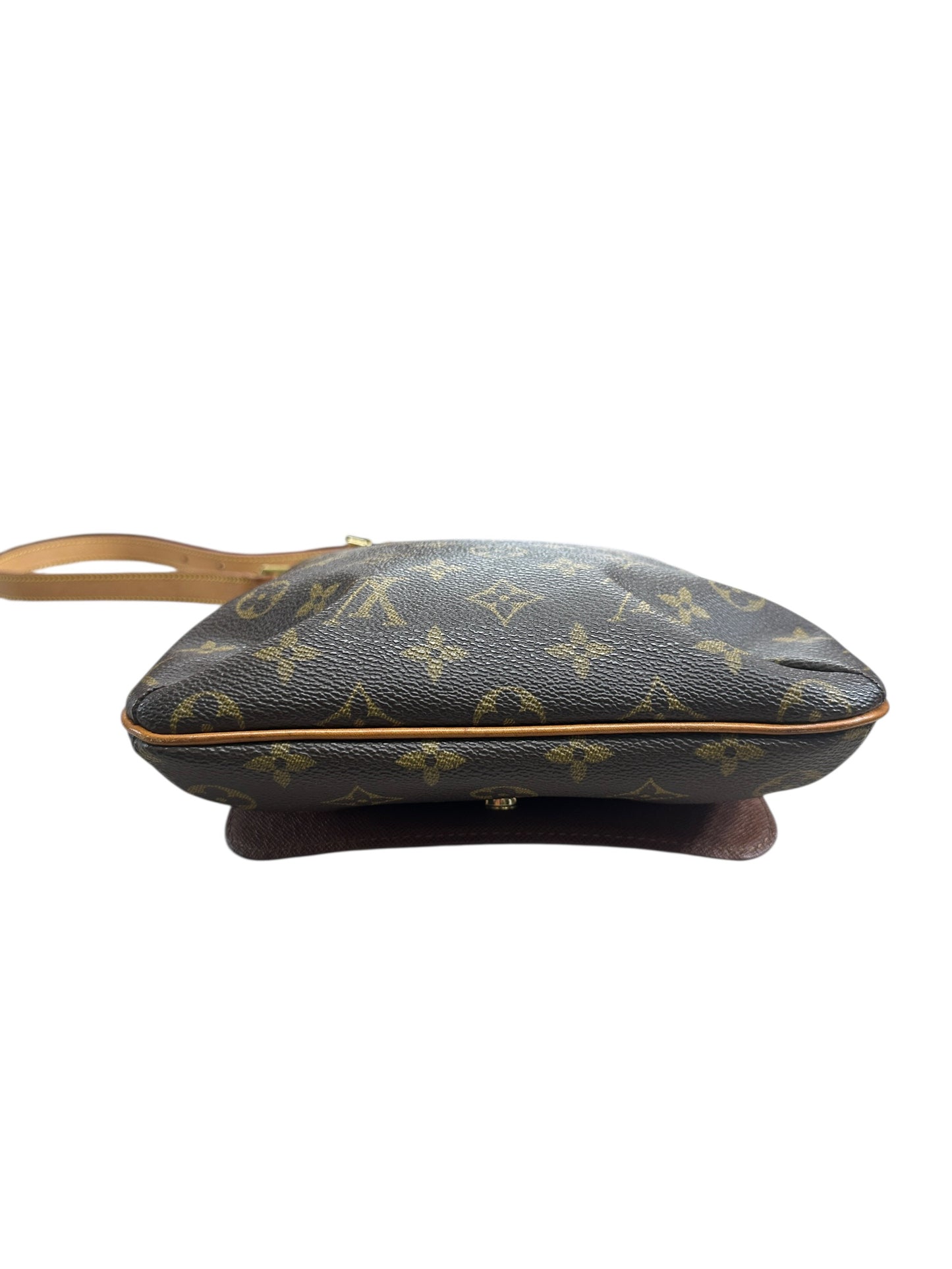 LOUIS VUITTON Monogram Musette Tango Shoulder Bag Brown Gold Hardware LO2278