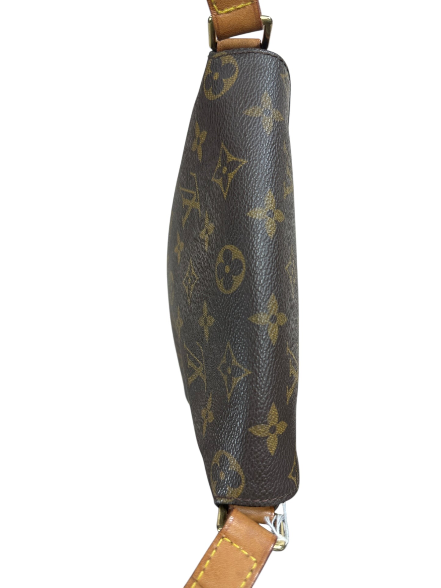 LOUIS VUITTON Monogram Musette Salsa Shoulder Bag Brown Gold Hardware LO2243