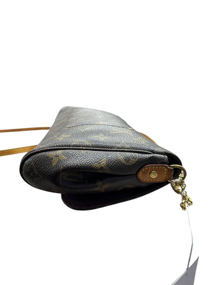 LOUIS VUITTON Monogram Favorite MM Crossbody Bag Brown Gold Hardware LO2244