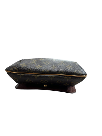 LOUIS VUITTON Monogram Musette Salsa Shoulder Bag Brown Gold Hardware LO2251