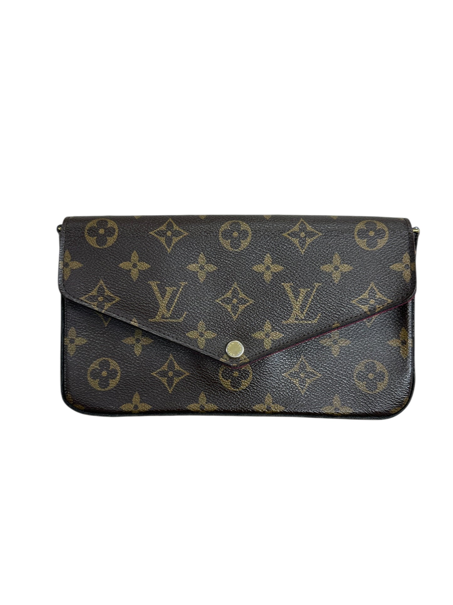 LOUIS VUITTON Monogram Zippy Wallet Brown Gold Hardware LO2268
