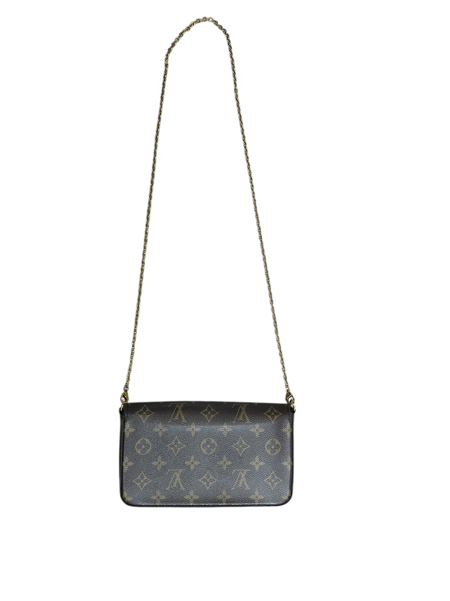 LOUIS VUITTON Monogram Zippy Wallet Brown Gold Hardware LO2268