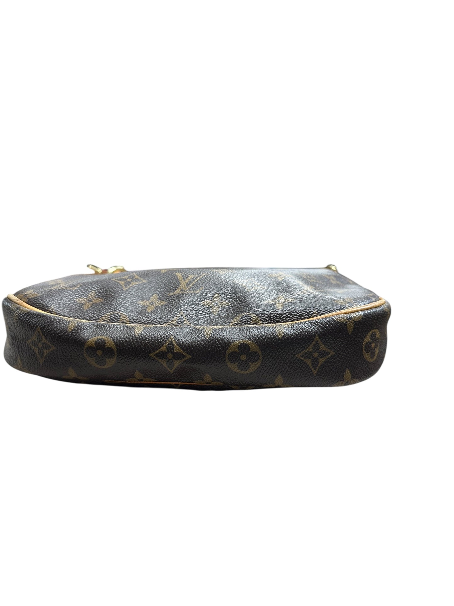 LOUIS VUITTON Monogram Batignolles Horizontal Tote Bag Brown Gold Hardware LO2271