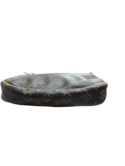 LOUIS VUITTON Monogram Batignolles Horizontal Tote Bag Brown Gold Hardware LO2271