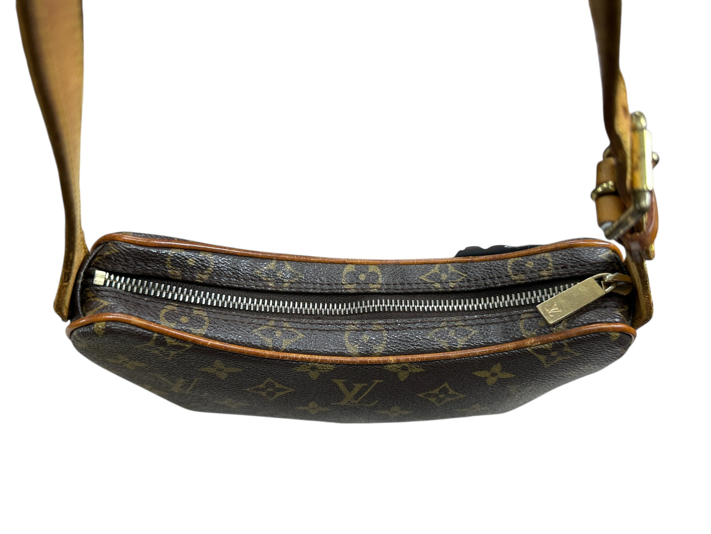 LOUIS VUITTON Monogram Viva Cite PM Shoulder Bag Brown Gold Hardware LO2273