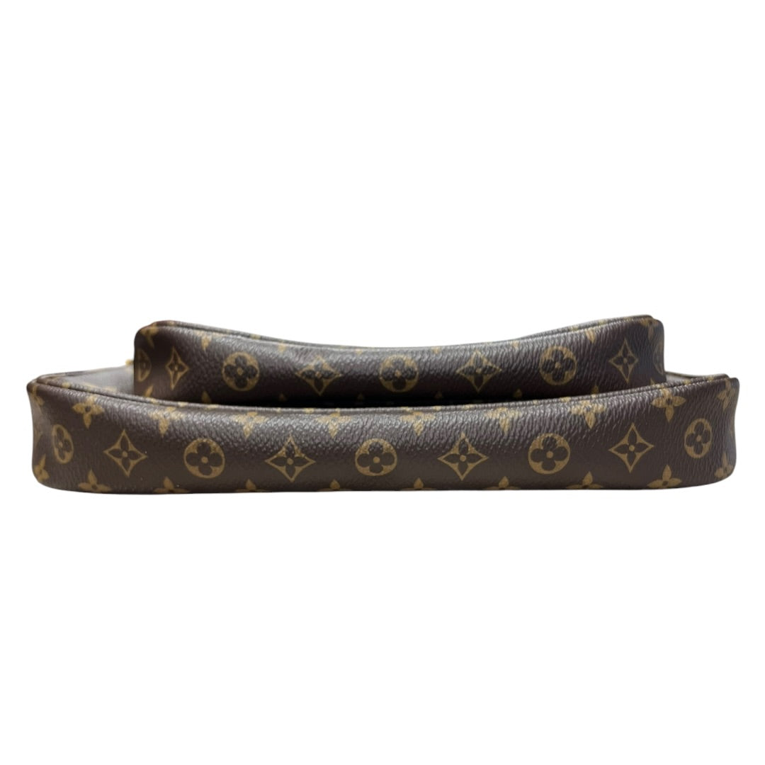 LOUIS VUITTON Monogram Multi Pochette Accessoires Crossbody Bag Brown Gold Hardware LO2319