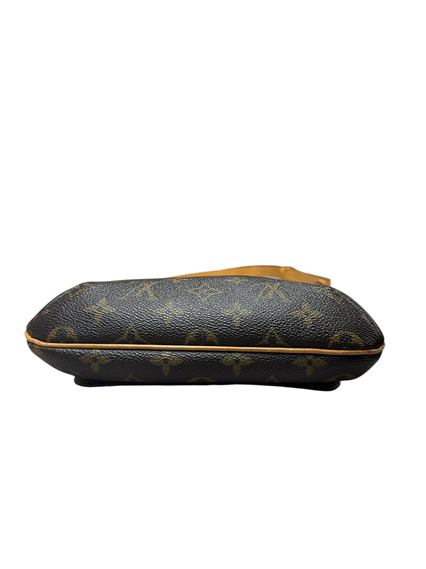 LOUIS VUITTON Monogram Musette Tango Shoulder Bag Brown Gold Hardware LO2316