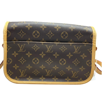 LOUIS VUITTON Monogram Saint Cloud PM Crossbody Bag Brown Gold Hardware LO2341