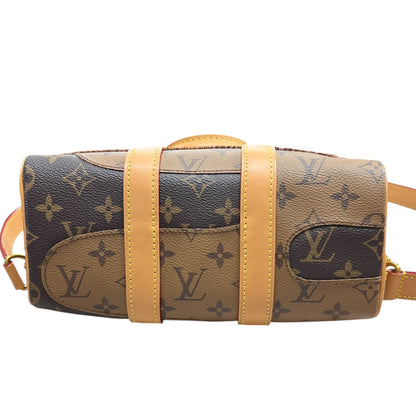 LOUIS VUITTON Monogram x Damier Giant Keepall XS Nigo Duffle Bag Brown Gold Hardware LO2327