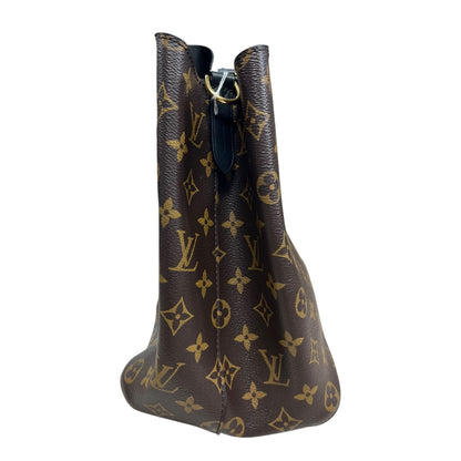 LOUIS VUITTON Monogram NeoNoe MM Bucket Bag Brown/Black Gold Hardware LO2334