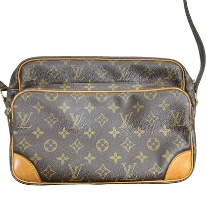 LOUIS VUITTON Monogram Nile Crossbody Bag Brown Gold Hardware LO2360