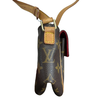 LOUIS VUITTON Monogram Viva Cite MM Crossbody Bag Brown Gold Hardware LO2349