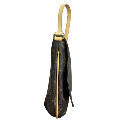 LOUIS VUITTON Monogram Musette Salsa Shoulder Bag Brown Gold Hardware LO2353