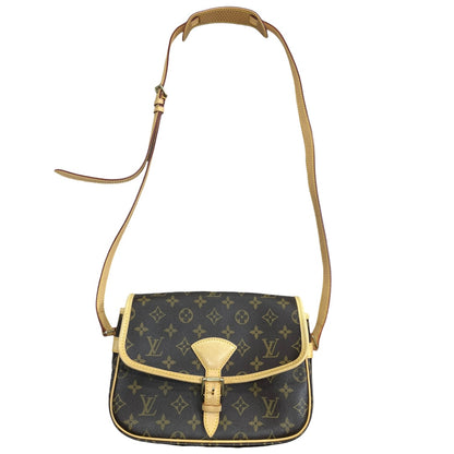 LOUIS VUITTON Monogram Saint Cloud PM Crossbody Bag Brown Gold Hardware LO2341