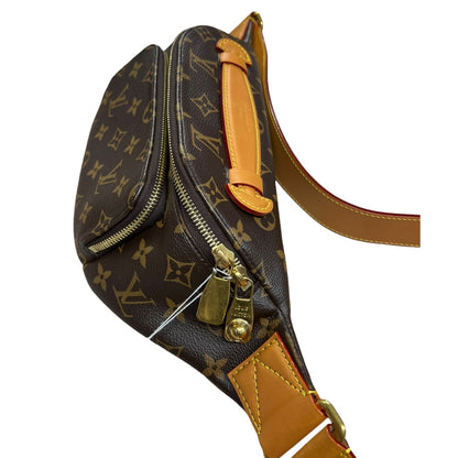 LOUIS VUITTON Monogram Bumbag Belt Bag Brown Gold Hardware LO2355