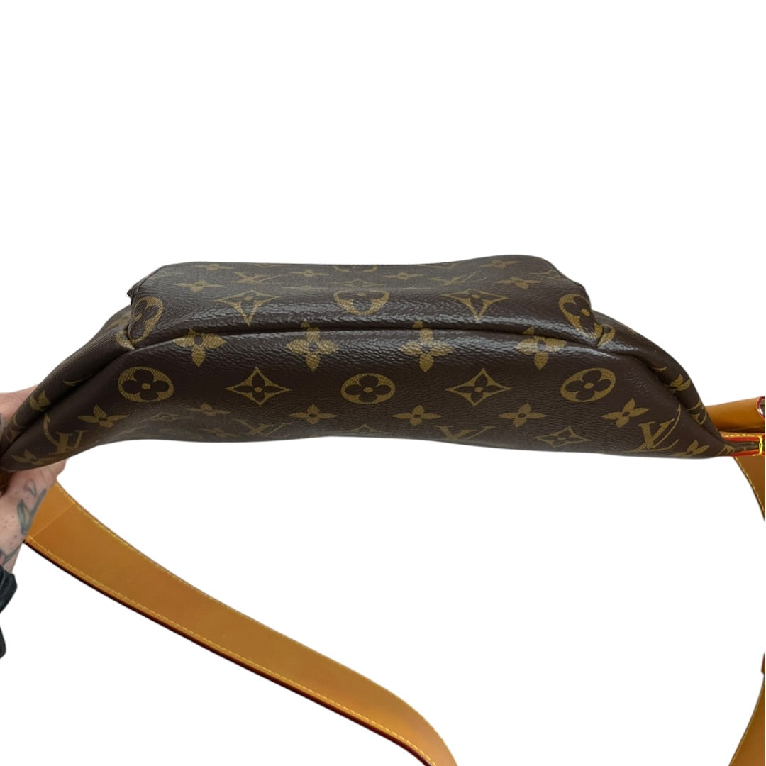 LOUIS VUITTON Monogram Bumbag Belt Bag Brown Gold Hardware LO2355