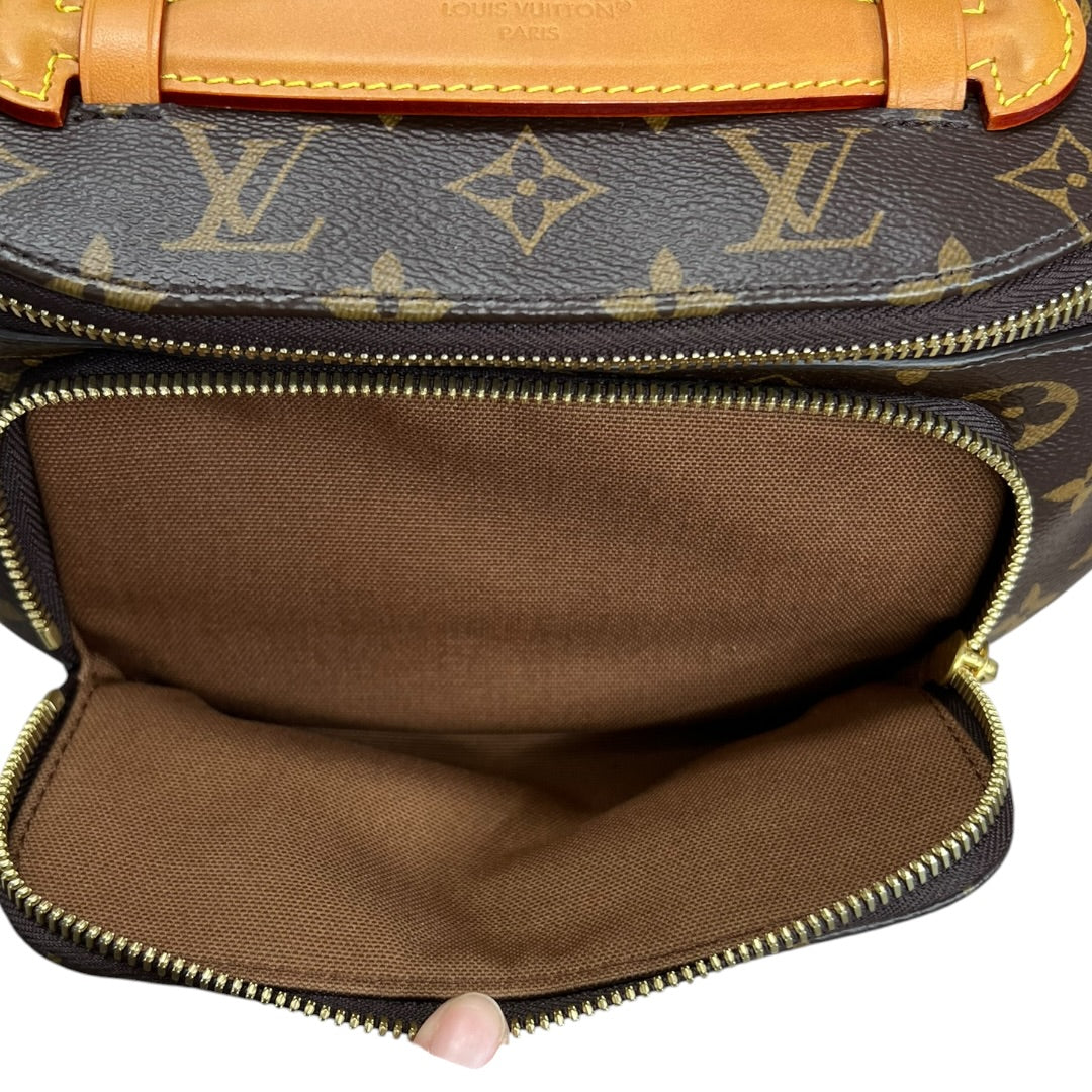 LOUIS VUITTON Monogram Bumbag Belt Bag Brown Gold Hardware LO2355